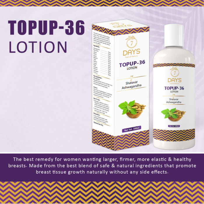 7 Days Top Up 36 Breast Size Increase Oil