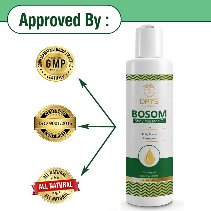 Bosom Massage Oil with Natural Ingredients | 7Days