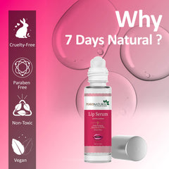 7 Days Organic Lip Serum – Dark Lip Lightening & Moisture Boost – (10 ml)