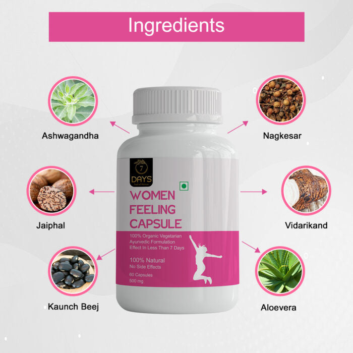 Natural pleasure Boosters Capsules for Female