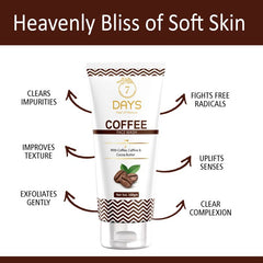 7 Days coffee face wash for oily dry skin (100 ml)