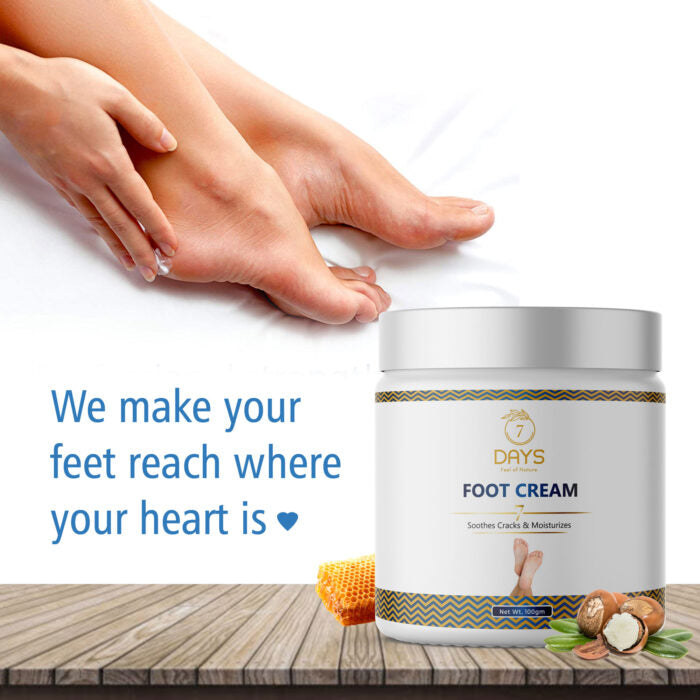 7Days Organic Hand & Foot Crack Remover Cream For Women & Men