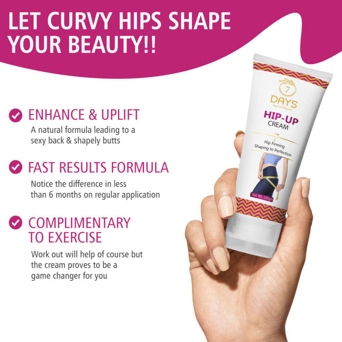 7 Days Hip up Shaping Cream Body Toner cream For Women Women (100 g)