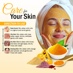 7 Days Ubtan Face Pack Powder – Face & Body Scrub For Removing Skin Tan, Glowing, Shinier & Radiant Skin- 200 gm