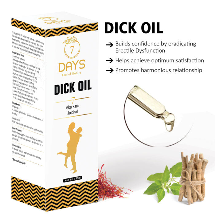 7 Days ayurvedic men massage dick Oil MEN PERFORAMNCE MASSAGE OIL Men (15 ml)