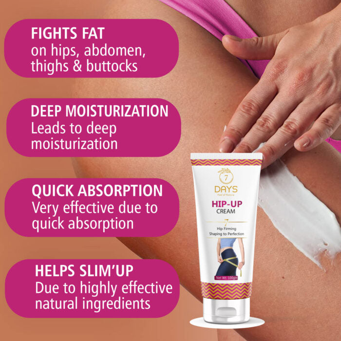 7 Days Hip up Shaping Cream Body Toner cream For Women Women (100 g)