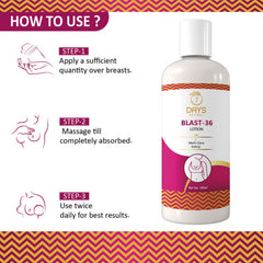 7 Days Blast 36 Lotion breast size increase cream/ breast Size 36 lotion