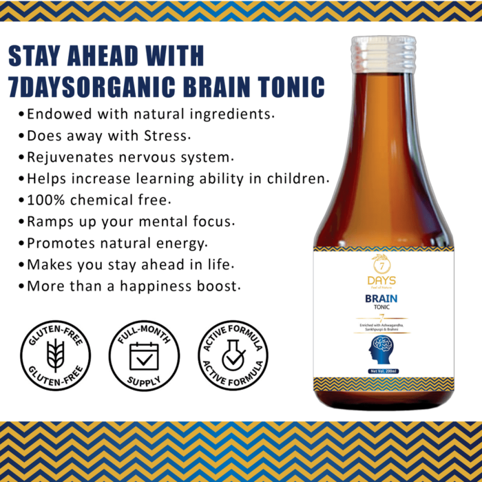 7 Days Extra memory Brain Tonic Syrup