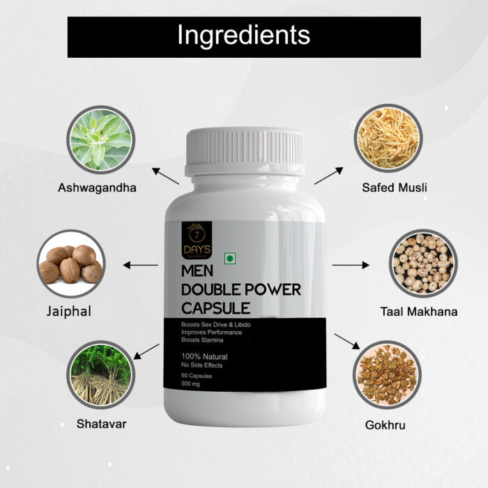 7 Days Double Power Best Ayurvedic night Power Medicine For Men