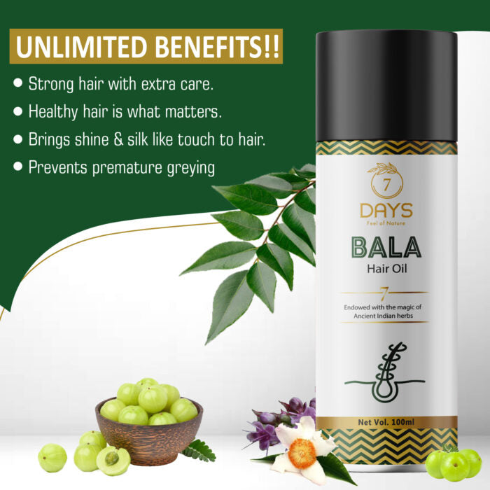 7 Days Bala Hair ReGrowth oil Bala Lgao Baal Ugaoo Hair Oil (100 ml)