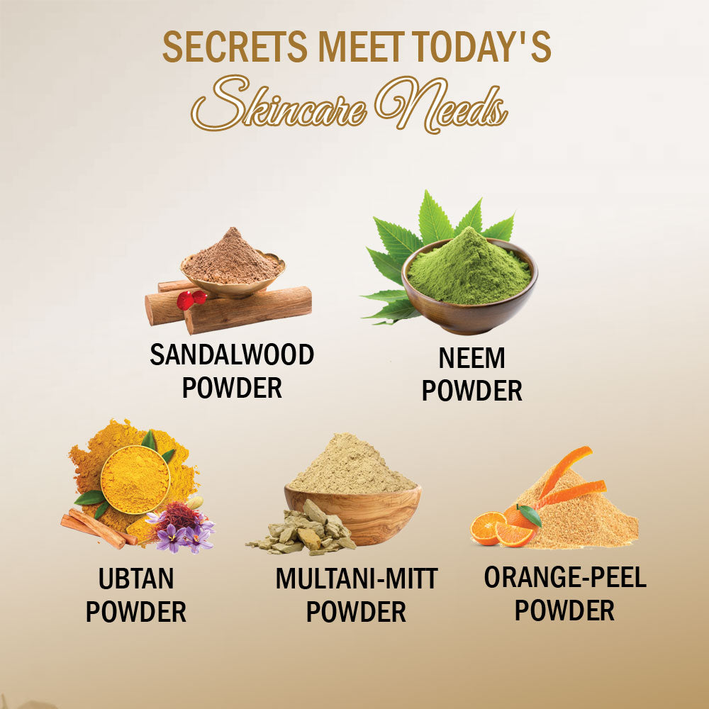 7Days Natural Multani Mitti (Fuller’s Earth) Powder with Rose Petal & Aloe Vera for Glowing & Clarified Skin(200 Gm)