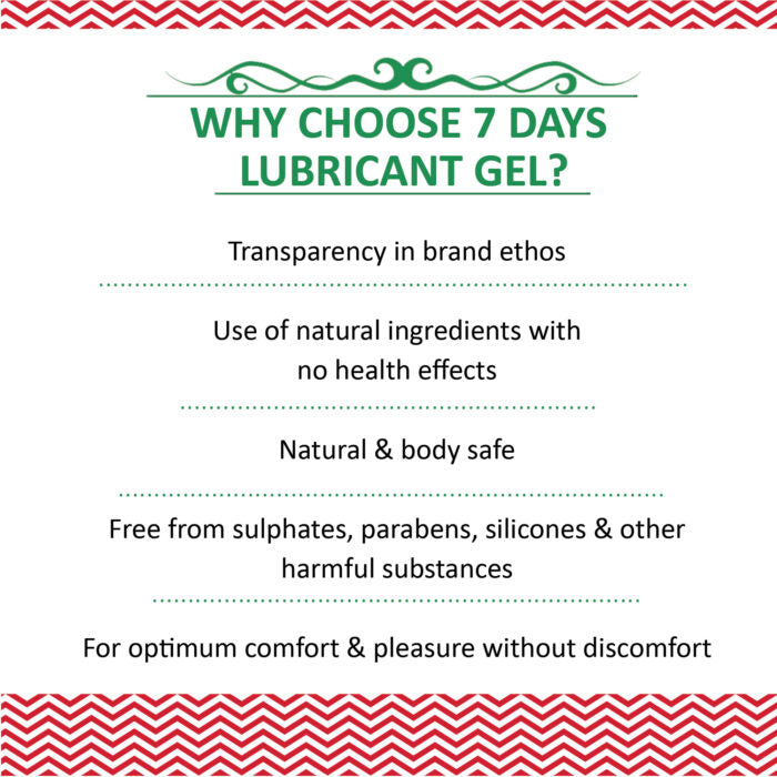 lubricant GEL for V-dryness 7 Days Organic lubricant GEL for V-dryness 7 Days Organic