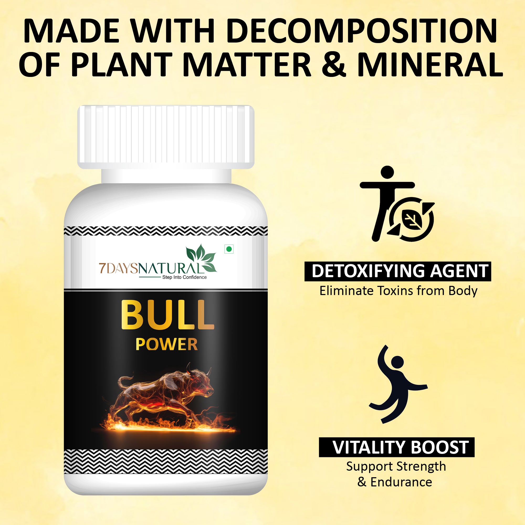 Ayurvedic Bull Power capsule horse power capsule for long golden night