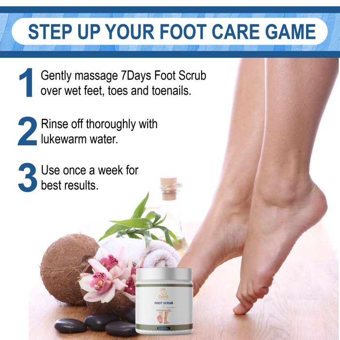 Days foot scrub for cracked heels Remove dead skin – Days Organic