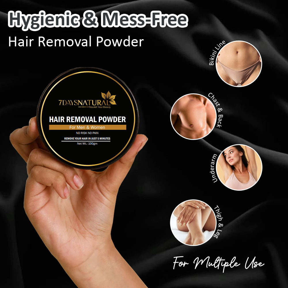 7 Days Pure hair remover for women wax powder Cream (100 g)