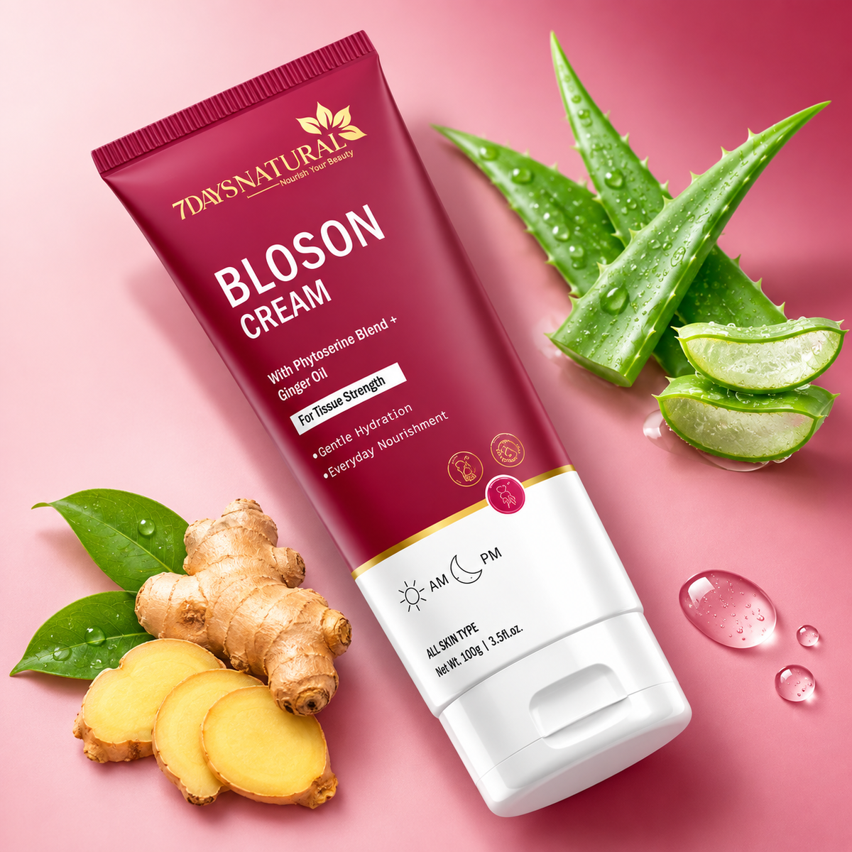 Blosom Cream for Intimate Care & Skin Hydration | 7DaysNatural