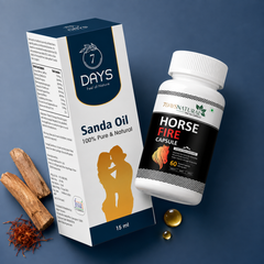 Sanda Oil & Horse Fire Capsules for Men | 7DaysNatural