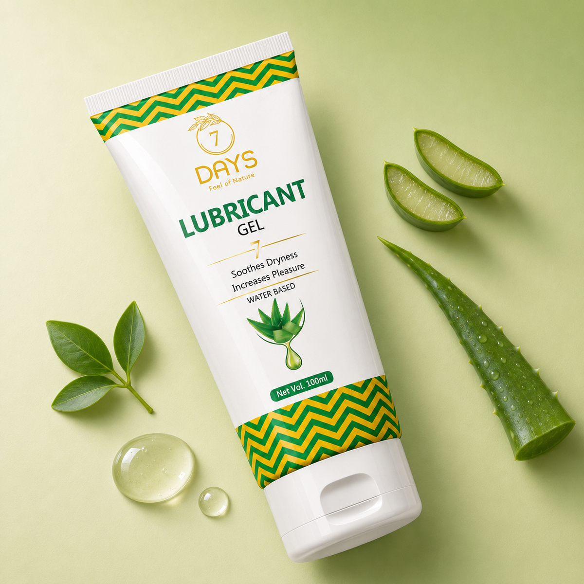 Water-Based Lubricant Gel for Dryness | 7DaysNatural