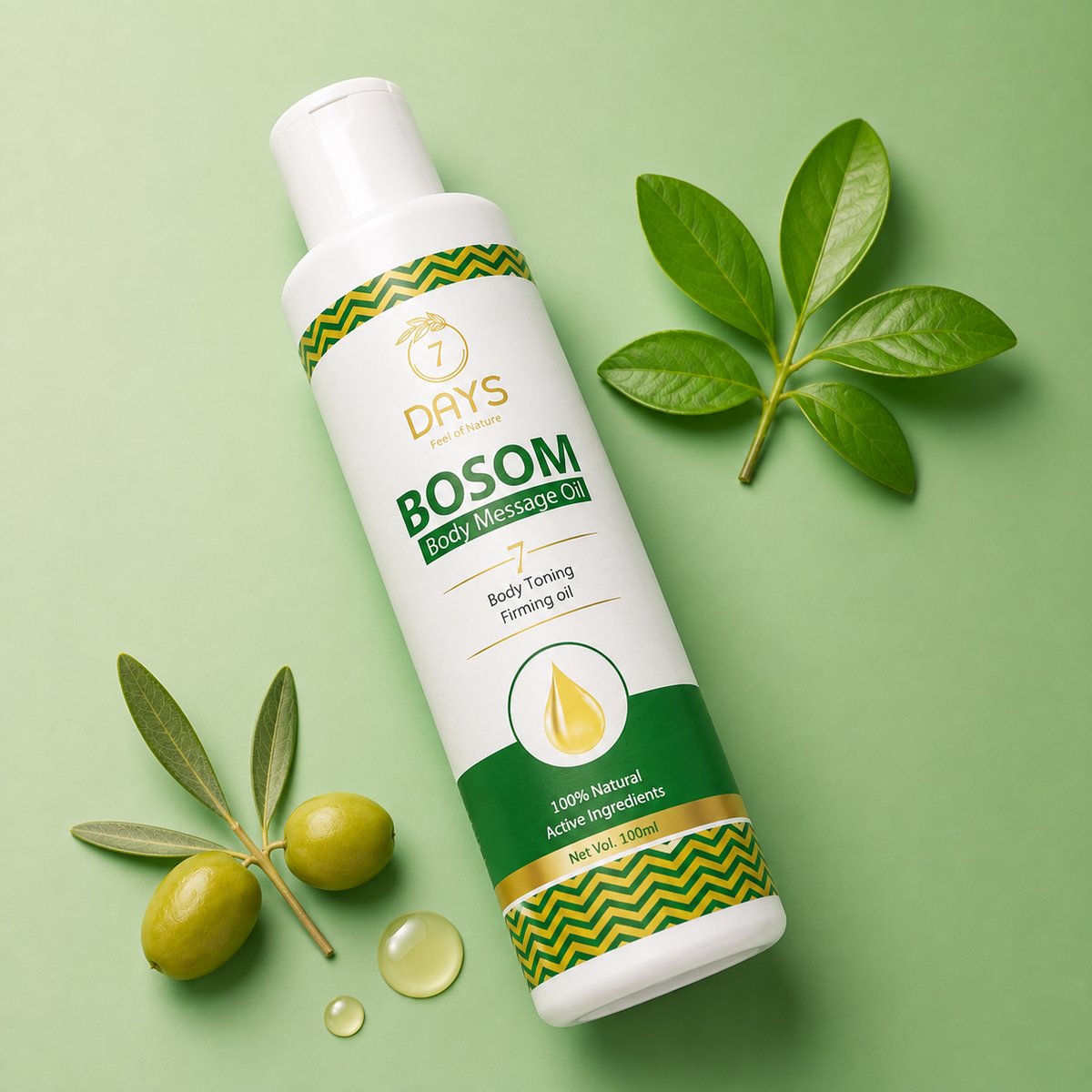 Bosom Massage Oil with Natural Ingredients | 7Days