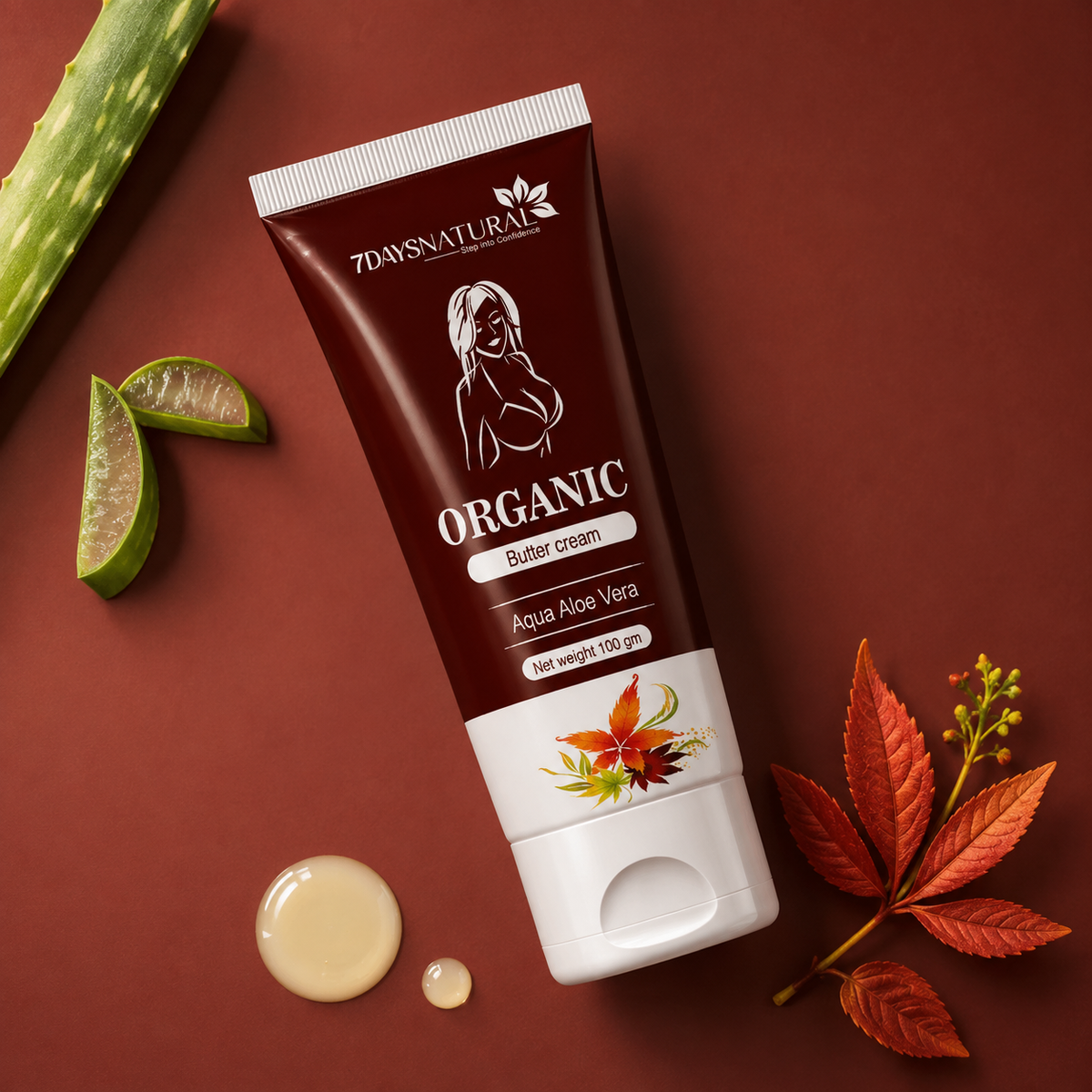 Organic Butter Cream with Aloe Vera | 7DaysNatural