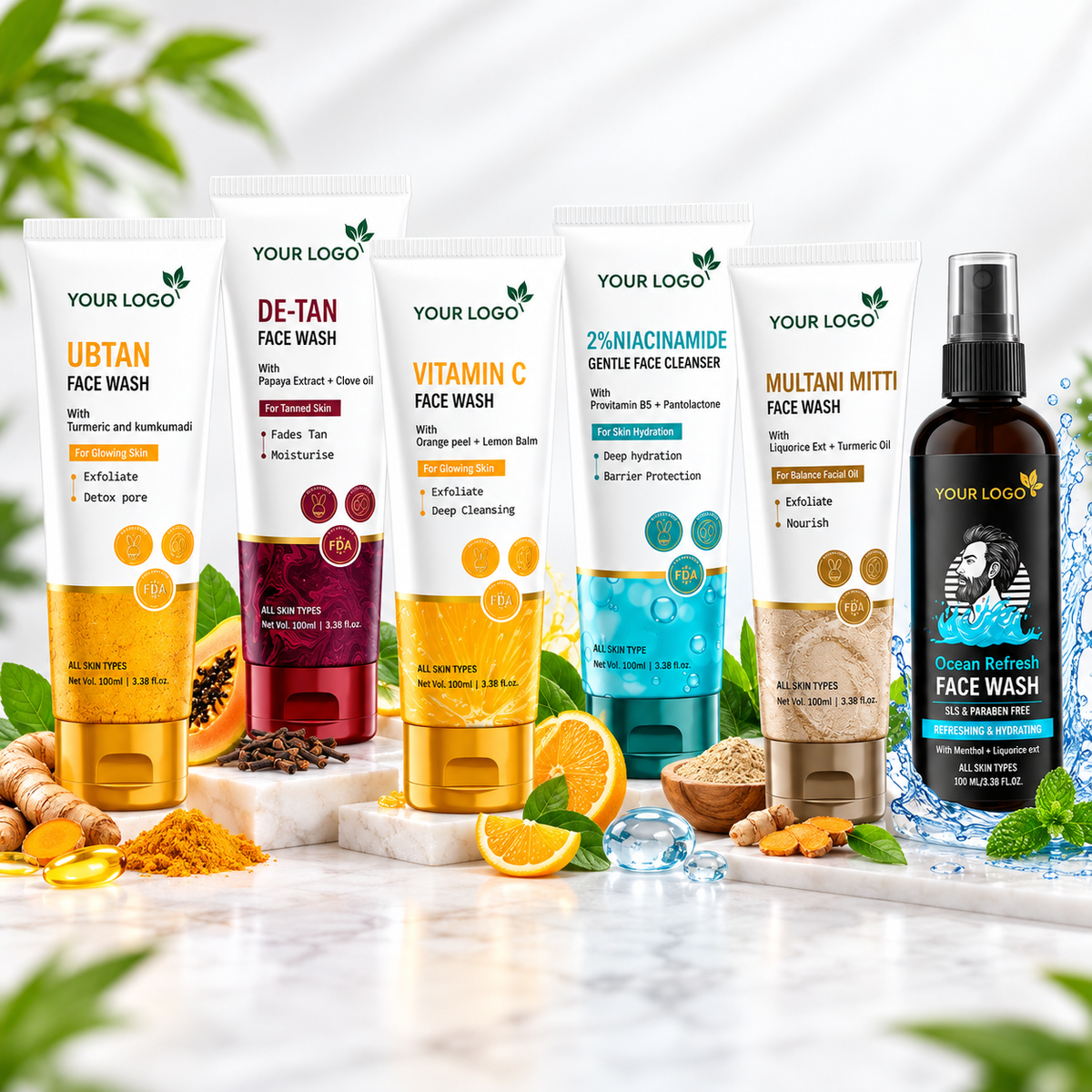 Face Wash Manufacturer in Gurgaon, Bulk and Private Label