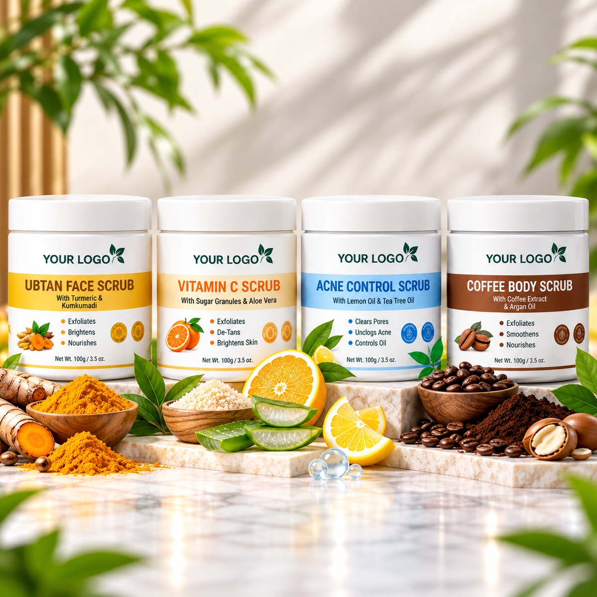 Face Scrub Manufacturer in Gurgaon, Walnut and Herbal Scrubs