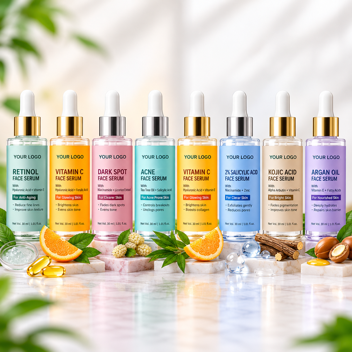 Face Serum Manufacturer in India, Bulk and OEM