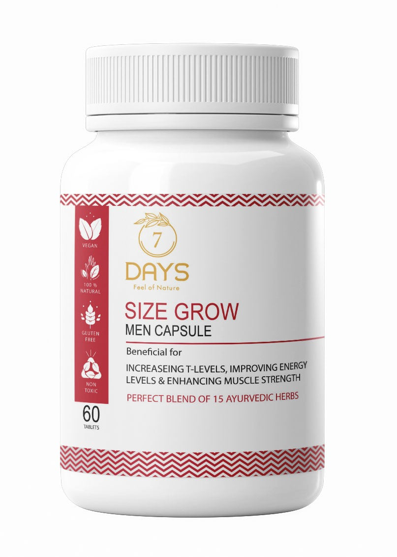 7Days Size Grow Men Capsules | 7Days Organic
