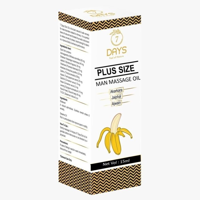 Plus Size Men massage oil