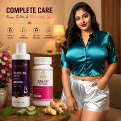 Healthy Breast Capsules + OIL (60 Capsules) foe Women
