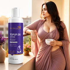 Top Up 36 BREAST Oil  for  FIRMING AND LIFTING CREAM TO IMPROVE ELASTICITY AND INCREASE TIGHTNESS Organic Lotion 100 ml