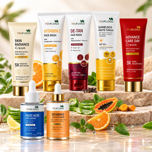 Skin Care Products Manufacturer in India, Complete Range