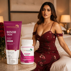 BOSOM Capsule + Bosom Cream for increase breast size naturally breast cream