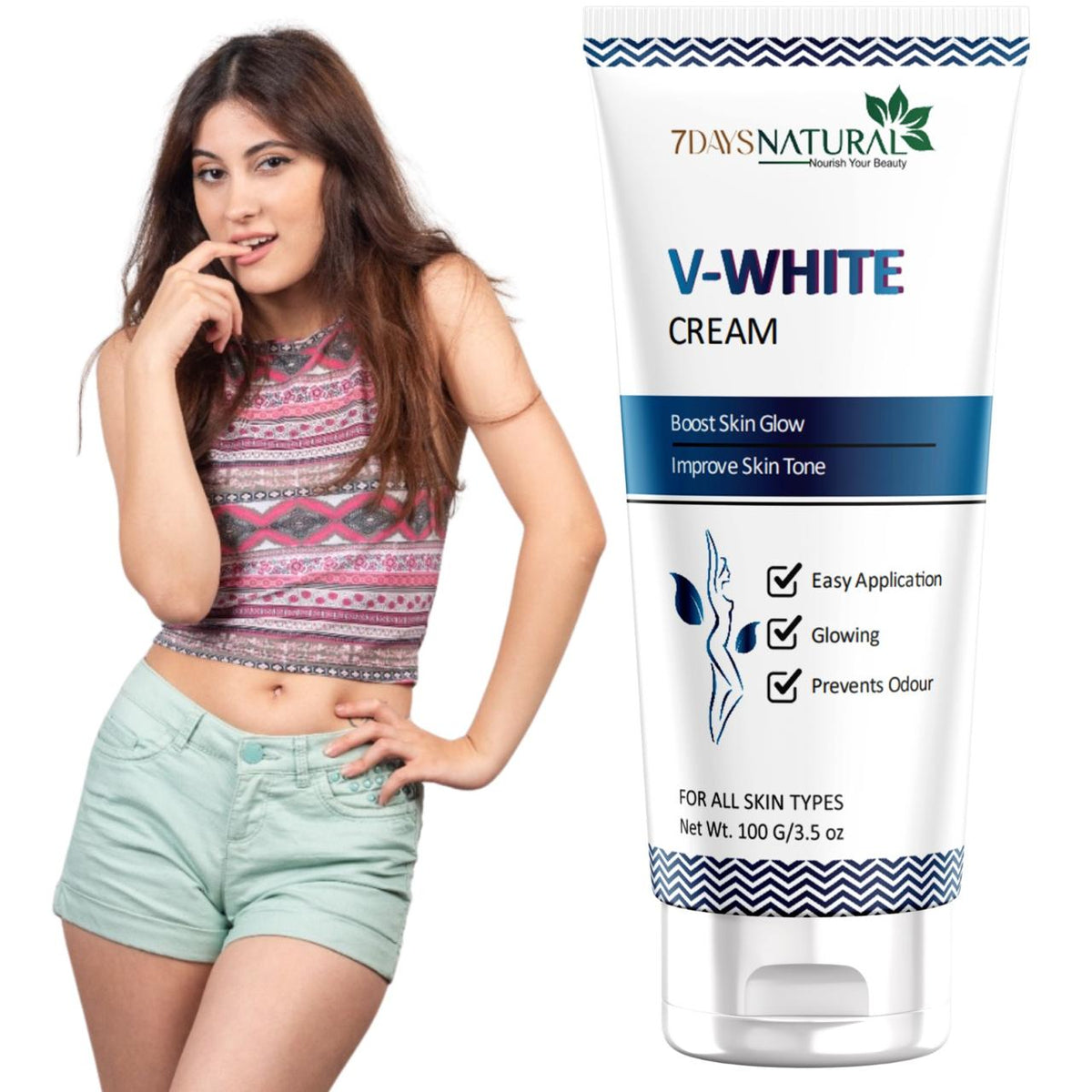 V White Brightening Cream | White Lightening Cream | 7Days Organic