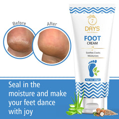 7Days Organic Advanced Cracked Heel Repair & Smooth Foot Cream