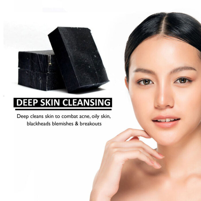 7Days Activated Charcoal Soap Remove Dead Skin Get Pimple Free Glowing Skin