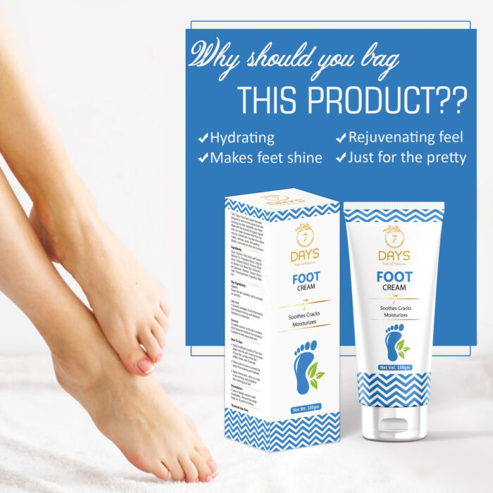 7Days Organic Advanced Cracked Heel Repair & Smooth Foot Cream