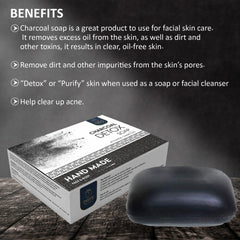 7Days Activated Charcoal Soap Remove Dead Skin Get Pimple Free Glowing Skin