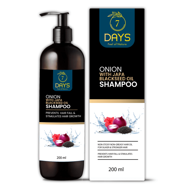 Red Onion Black Seed Oil Hair Growth Shampoo (100 ml) – 7 Days Organic