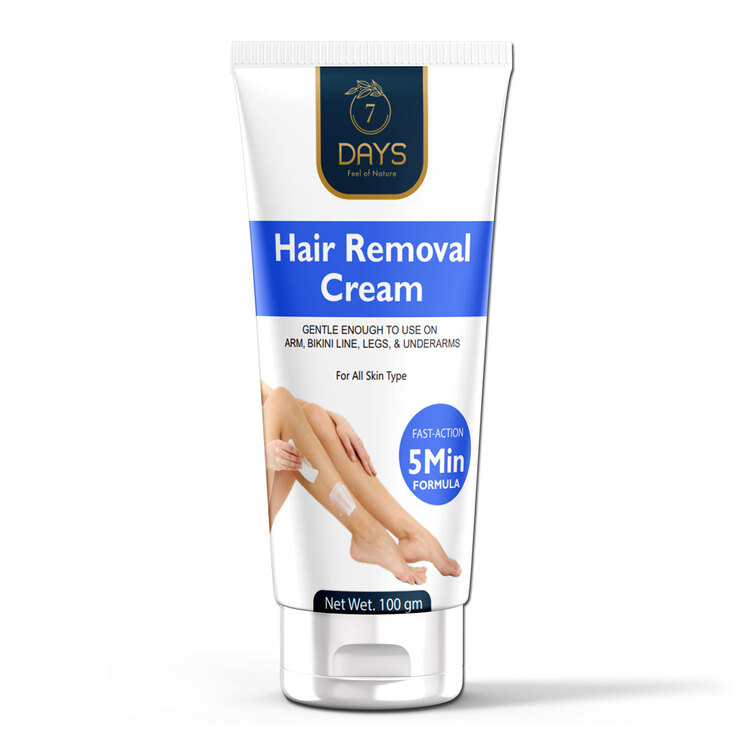 7 Days Hair Removal Cream, Normal Skin Cream (100gm) – 7 Days Organic