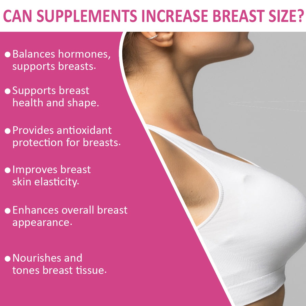 Different Ways to Increase Breast Size