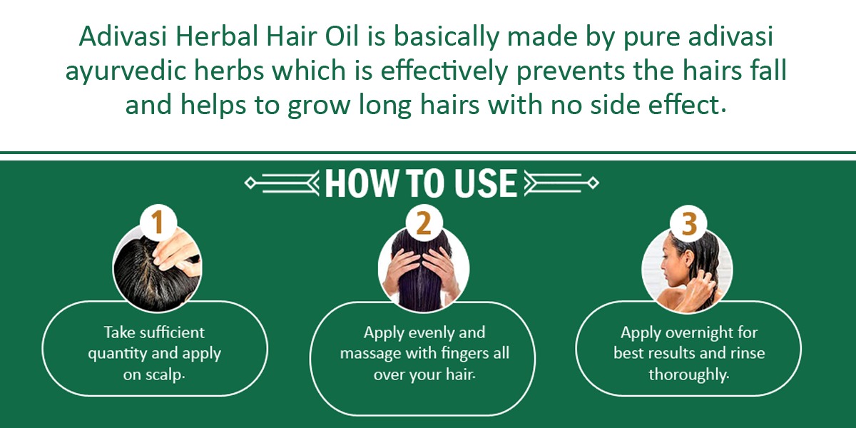 how to use adivasi herbal hair oil